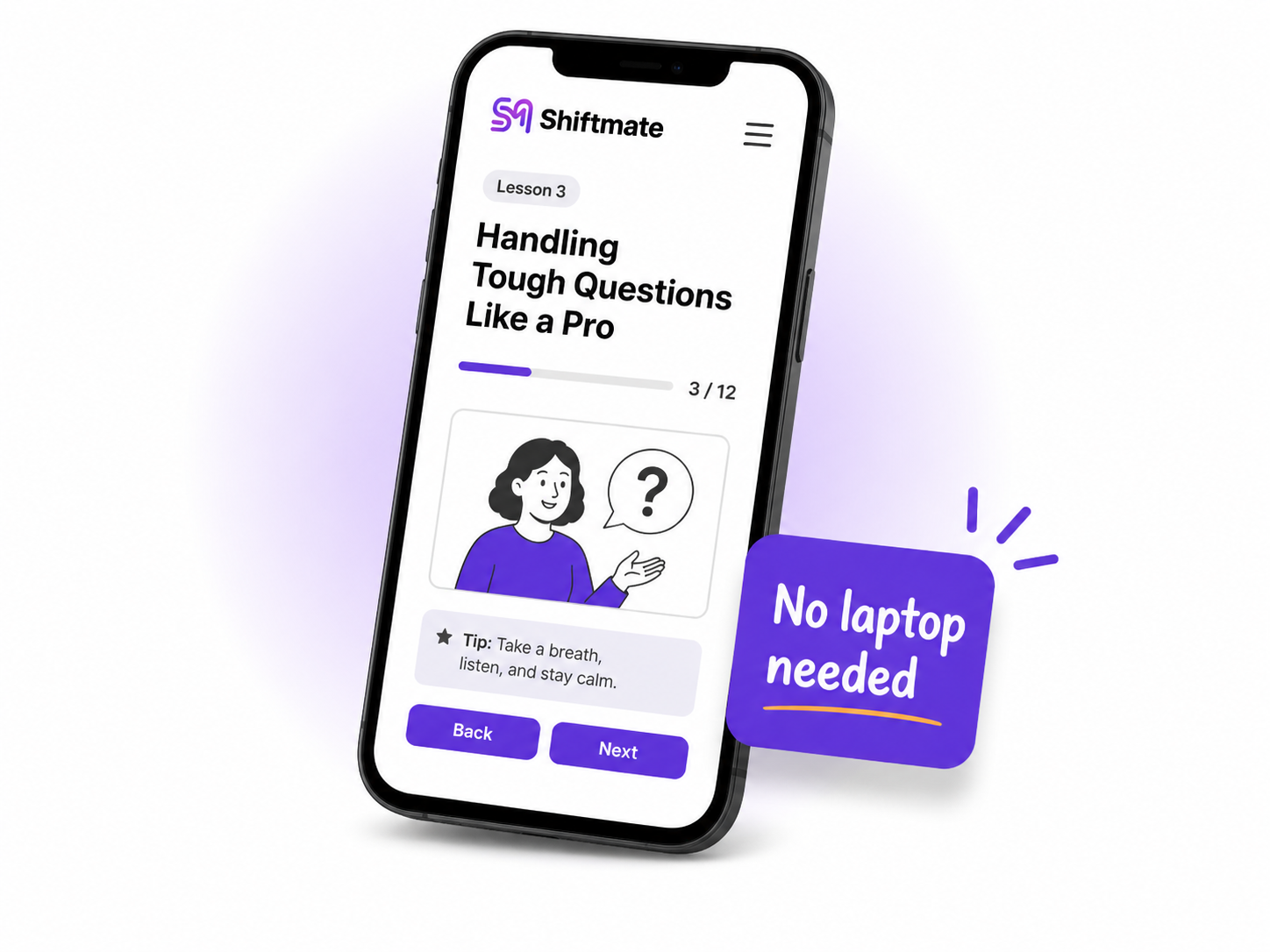 ShiftMate mobile training app